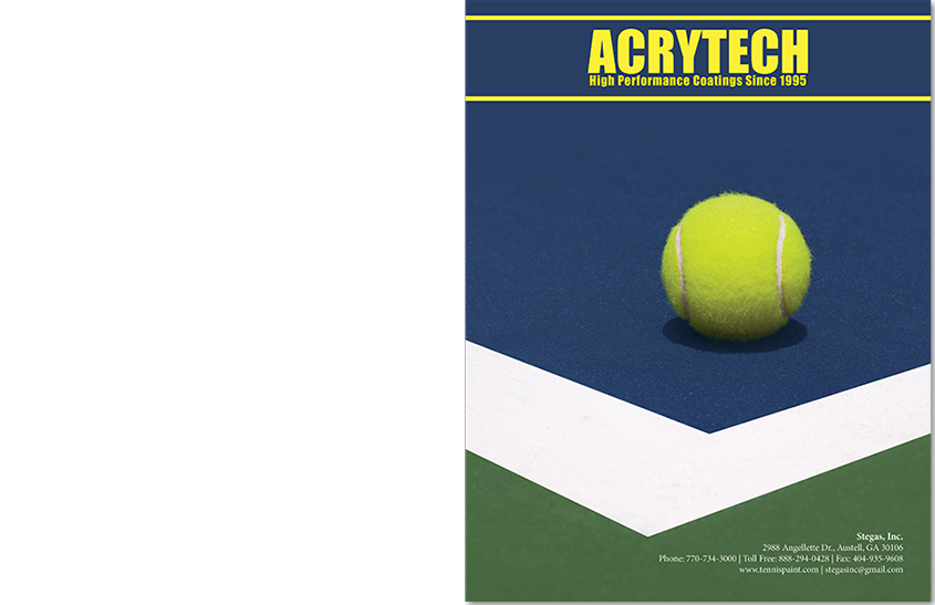 Acrytech brochure's cover