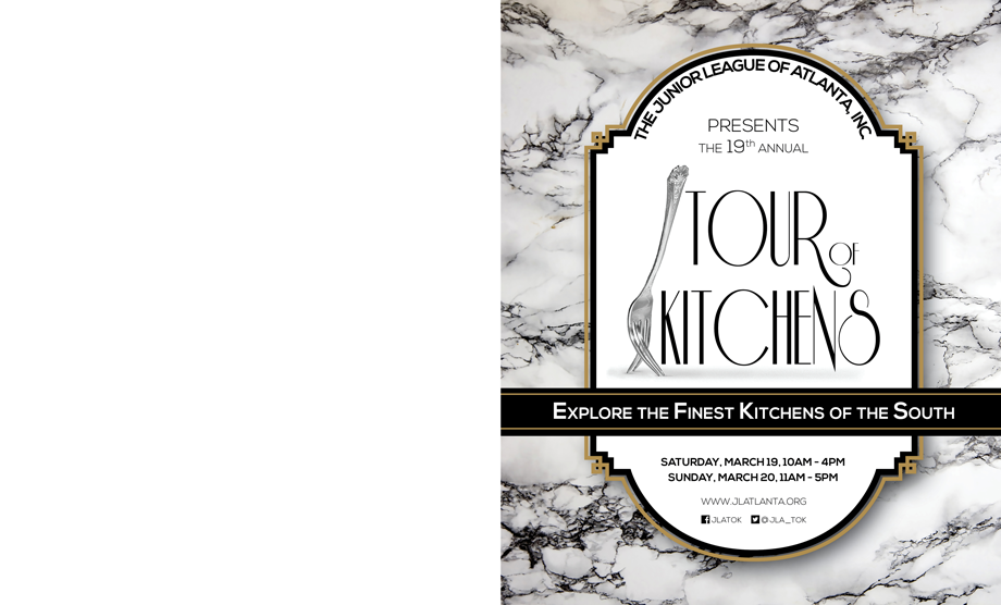 The Junior League of Atlanta, Inc.'s Tour of Kitchens cover.
